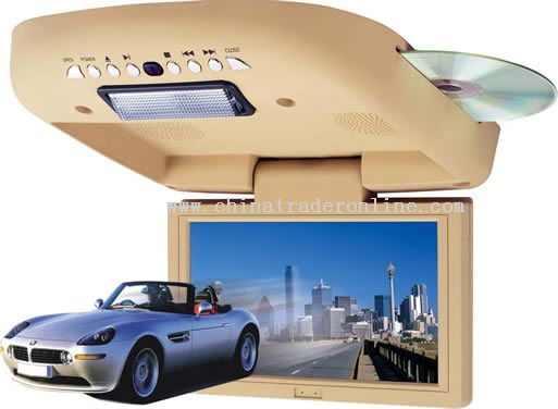 8 inch FULLY-MOTORIED ROOF-MOUNTING TFT LCD COLOR MONITOR BUILT-IN DVD